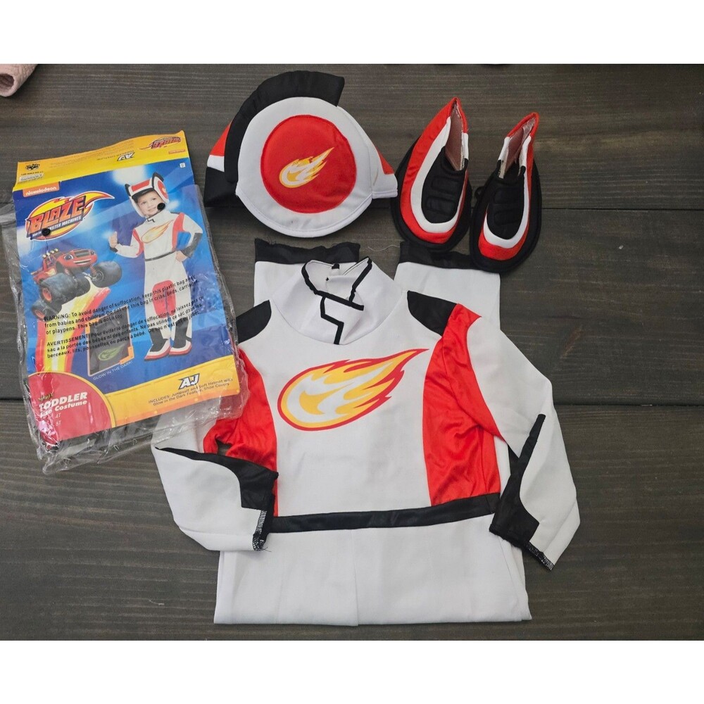 Spirit Blaze and the Monster Machines AJ Toddler Costume 2T-4T Glow in the Dark